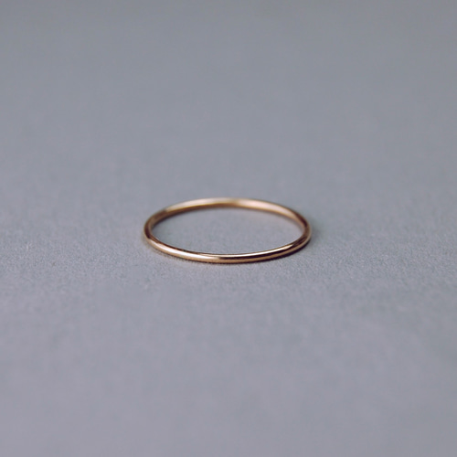 18金 シンプル ピンキーリング 指輪・リング Megumi 通販 3354670