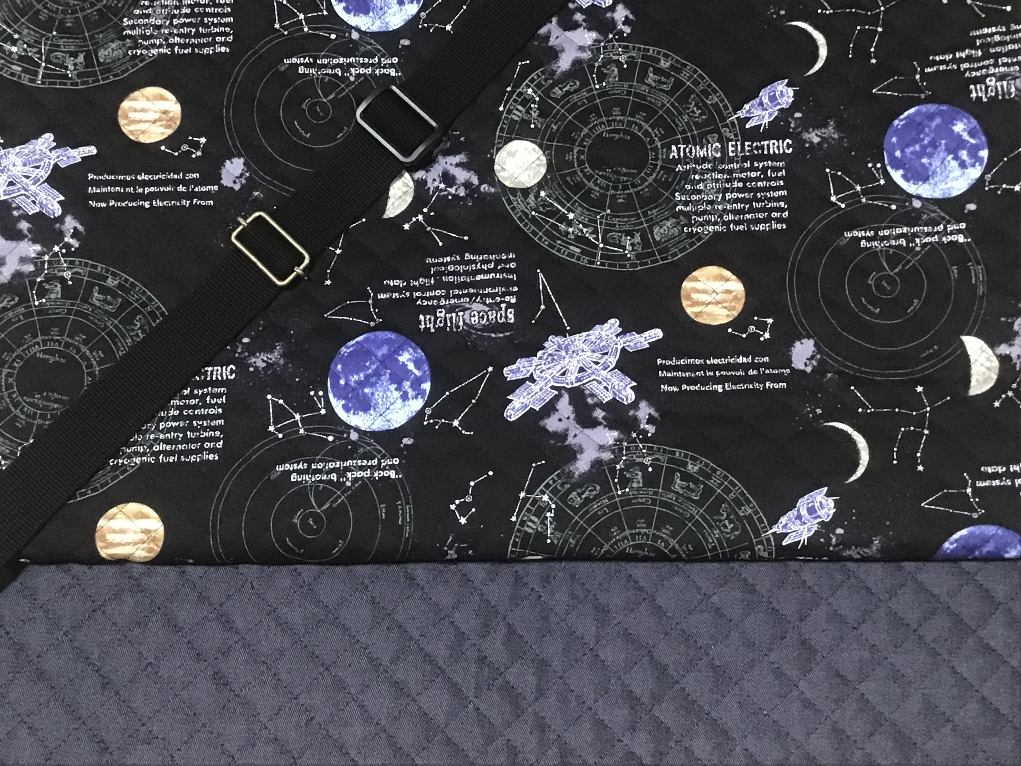 上靴袋　キルト宇宙ブラック　ハンドメイド　かっこいい　シンプル　習い事 mori-shoes-b_5.jpg
