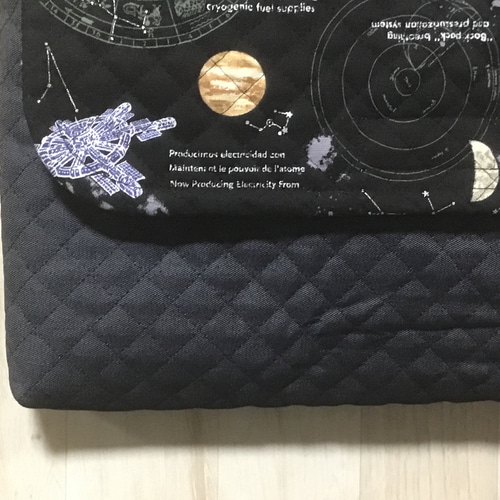 ななめがけできる☆図書袋（宇宙ステーション） ななめがけできる☆図書袋（宇宙ステーション）