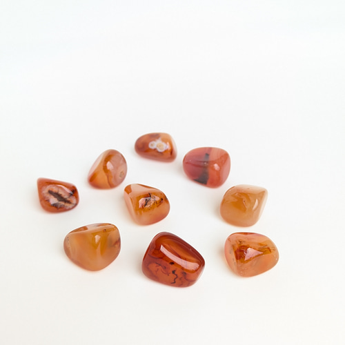 ｵﾚﾝｼﾞ瑪瑙(ﾒﾉｳ)ﾀﾝﾌﾞﾙｽﾄｰﾝ/5pで1pﾌﾟﾚｾﾞﾝﾄ☆手t013-02〇16365920 250723