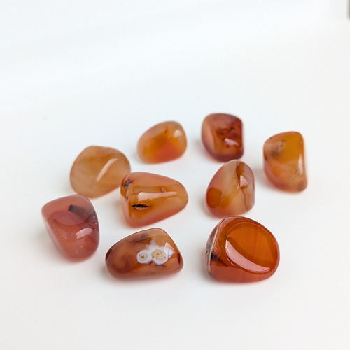 ｵﾚﾝｼﾞ瑪瑙(ﾒﾉｳ)ﾀﾝﾌﾞﾙｽﾄｰﾝ/5pで1pﾌﾟﾚｾﾞﾝﾄ☆手t013-02〇16365920 250723