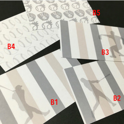 野球 メッセージカード、ポストカード 3枚目の画像