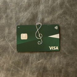 ト音記号  のクリップ １０個入り TC-02≫ ステーショナリ 文房具 パーツ 資材 2枚目の画像