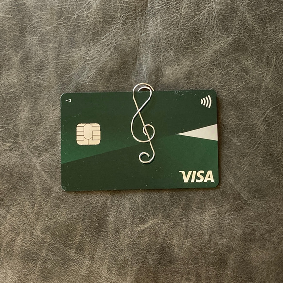 ト音記号  のクリップ １０個入り TC-02≫ ステーショナリ 文房具 パーツ 資材 2枚目の画像