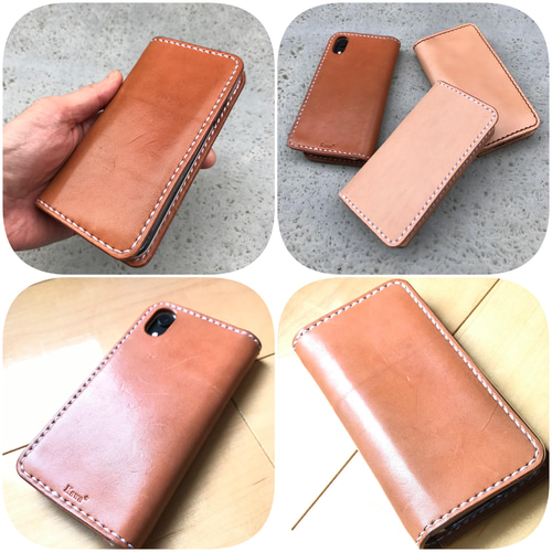iPhone16 手帳型 スマホケース 栃木レザー ケース ヌメ革 本革 iPhone 16 ヌメ革 スマホケース 栃木レザー 手帳型 本革 iPhone