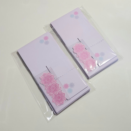 3色13～ミニ封筒＆メモ＆シール 2点セット～ 封筒・便せん Gallery  