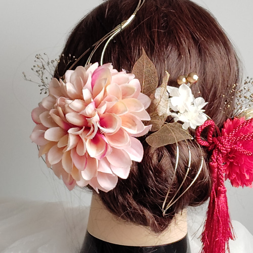 成人式 ヘアアクセ 成人式 結婚式 髪飾り 髪飾り「雅」ゴールド系 髪飾り ヘアアクセ ヘア