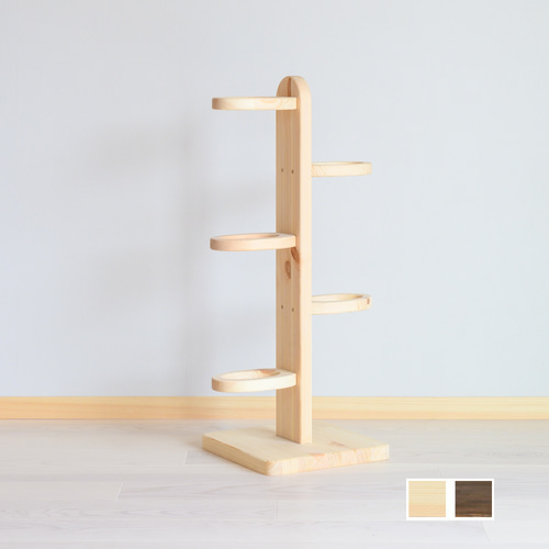 木製『スリッパスタンド』葉っぱのリング 木製ラック 玄関収納 木製