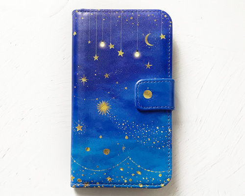 送関込【Harper & Blake】UK発!手帳型スマホケース Sun/雲空月虹 送関込【Harper & Blake】UK発!手帳型スマホケース Sun/雲空月虹