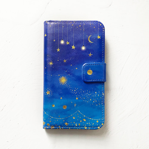 星たちの輝き 手帳型 iPhoneケース スマホケース 全機種対応