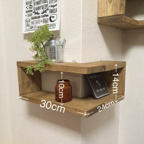 美品　M&M furniture 壁掛け　盾　3個セット　ファニチャー シェルフ フレームONシェルフ 95cm 壁付け 3段 （ ウォール