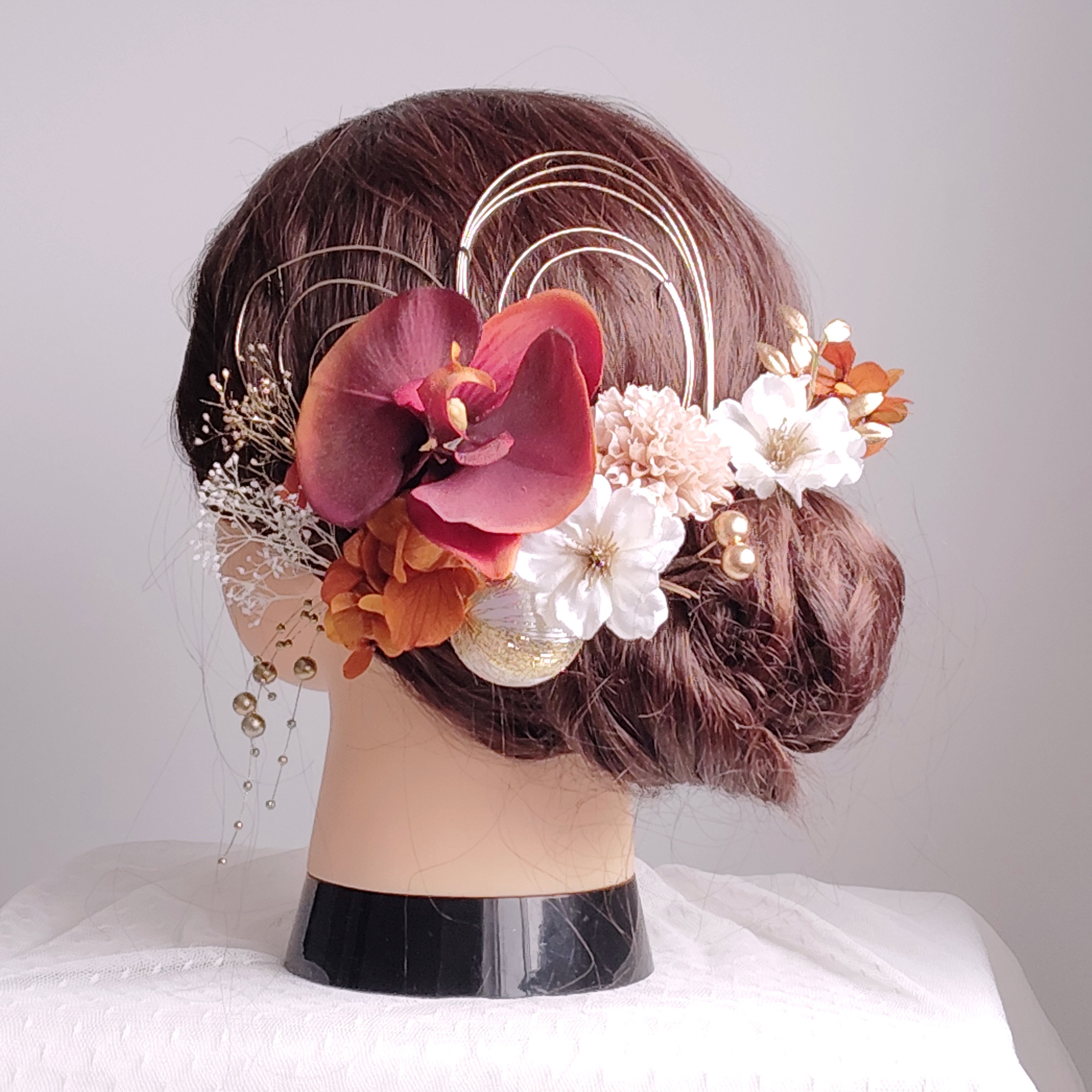 黒 和装髪飾り ブラック 打掛 白無垢 結婚式 ヘアアクセサリー ヘッドドレス 黒 和装髪飾り 打掛 白無垢 結婚式 ヘアアクセサリー ヘッドドレス
