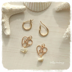 ♡initial pierce ⚓︎ イニシャルピアス オーダーメイドピアス ネームピアス ネームアクセサリー 名前入り 9枚目の画像