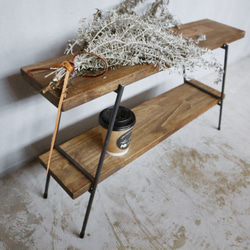 ＼送料無料／[Mini Ladder Shelf]アウトドアラック キッチン棚 ラダー 折りたたみ棚 カフェ ‐40‐ 6枚目の画像