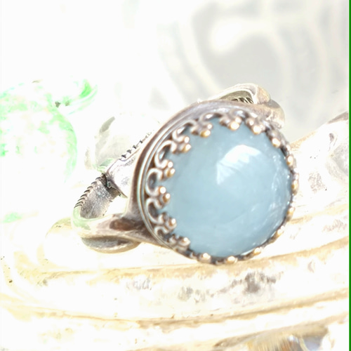 3月誕生石 高品質・・穏やかな海のアクアマリンring（3～22号