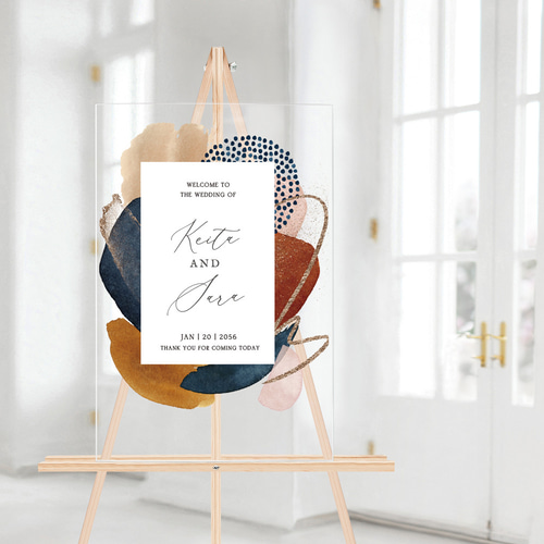 最短翌日発送！アクリル ウェルカムボード 結婚式 ウェディング