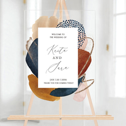 最短翌日発送！アクリル ウェルカムボード 結婚式 ウェディング