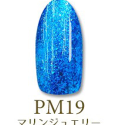 【ＰＭ１９】白金プラチナの輝き　最新型スパークリングラメジェル　超微粒子 1枚目の画像