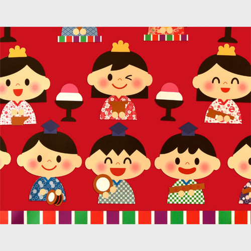 ☆壁面飾り 「楽しいひな祭り！」3月 春 ひなまつり おひなさま