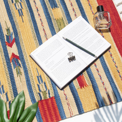カーペットの質感織りカーペット/テーブルマット/織り感じのプレースマット/自由奔放に生きるエスニックスタイルのピクニックマット- 9枚目の画像