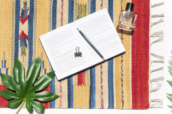 カーペットの質感織りカーペット/テーブルマット/織り感じのプレースマット/自由奔放に生きるエスニックスタイルのピクニックマット- 11枚目の画像