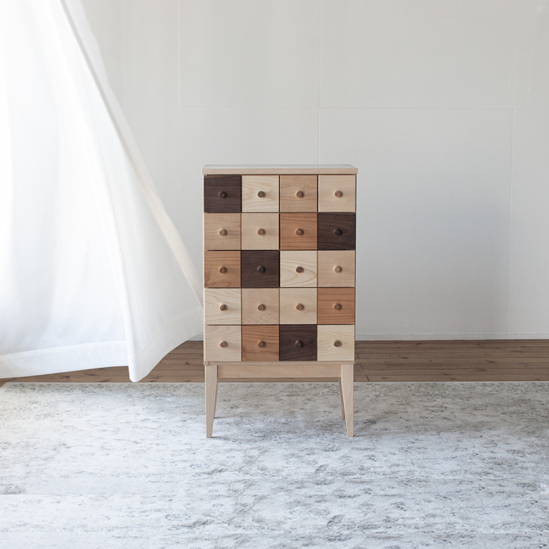 ビスコットドロワー【メープル材・ウォルナット材・アルダー材・アッシュ材・ビーチ材】