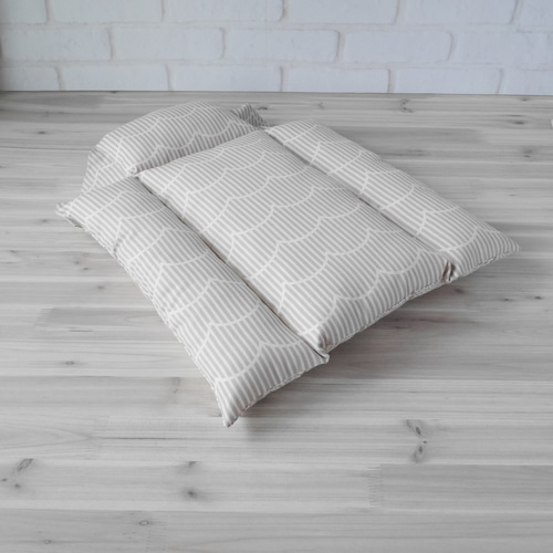 キャリーマット　クッションSS　リーフグレー 楽天市場】ペットキャリー用 クッションマット S キナリ