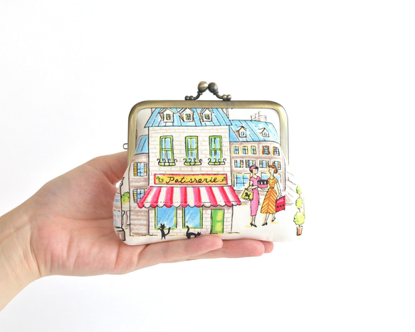 Frame purse(MS) - Novelty "Paris cafe" [236] 第1張的照片