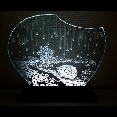 バリ島土産：Vision Quest ホログラフィック彫刻照明 バリ島土産：Vision Quest ホログラフィック彫刻照明 バリ島土産