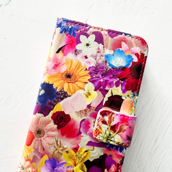 FLOWER-3 筆記本型 iPhone 手機殼 智能手機殼 兼容所有機型 Flower iPhone13 iPhone14 第3張的照片