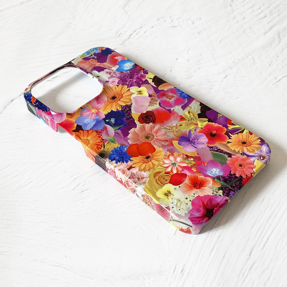 FLOWER-3 iPhone Case Hard Case Smartphone Case / Flower Floral i 第3張的照片