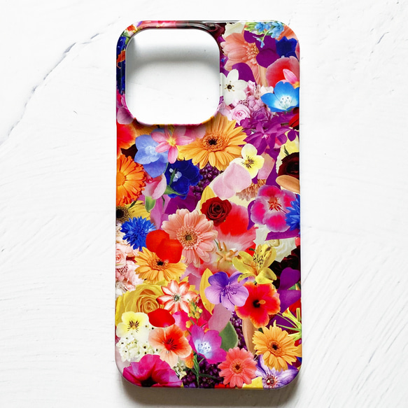 FLOWER-3 iPhone Case Hard Case Smartphone Case / Flower Floral i 第2張的照片