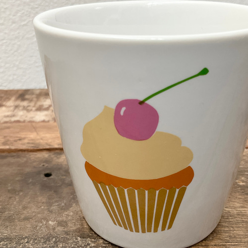 新作】カップケーキ 小カップ ☆ キッズ用 バニラ チョコミント