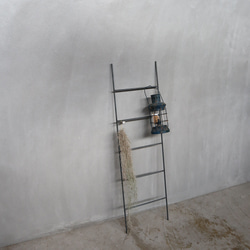 ＼送料無料／[Iron Ladder]日本製 ラダー はしご ハシゴ アイアンディスプレイ 植物掛け 展示 ‐37‐ 6枚目の画像
