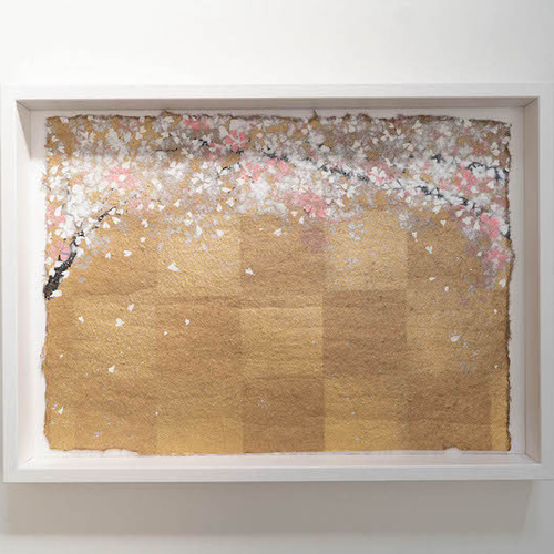 Sakura 桜のスプレーアート作品。額入り 絵画 TOMOYA 通販