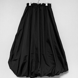 バルーンスカート【ブラック】受注作成サイズオーダー・市販品ではサイズや長さが合わない方に。 13枚目の画像