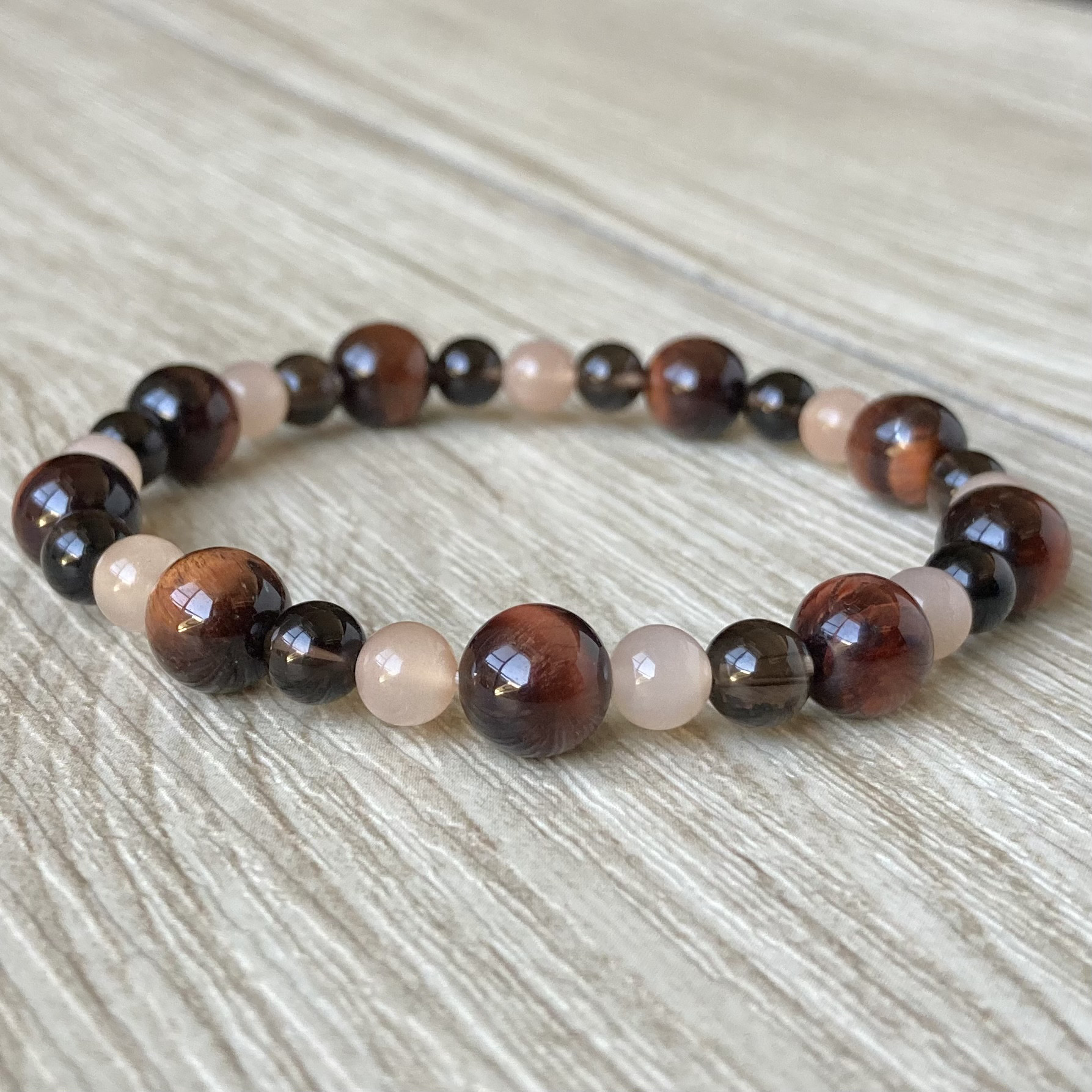 コンプレックスを手放し、自分らしく進む/レッドタイガー・オレンジムーン・他/天然石 ストーン 4,200円