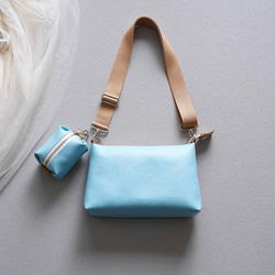 春色 バッグとポーチの2点セット ミニショルダーバッグ（ライト