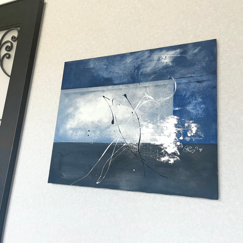 現代アート 73×60.5㎝ F20 大きめ モダン 絵画 原画 抽象画