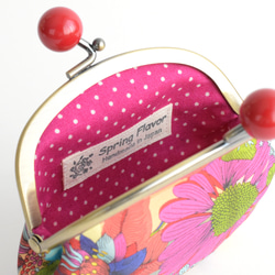 Candy frame purse(MS) - Liberty "Angelica Garla" Madras[051] 第5張的照片