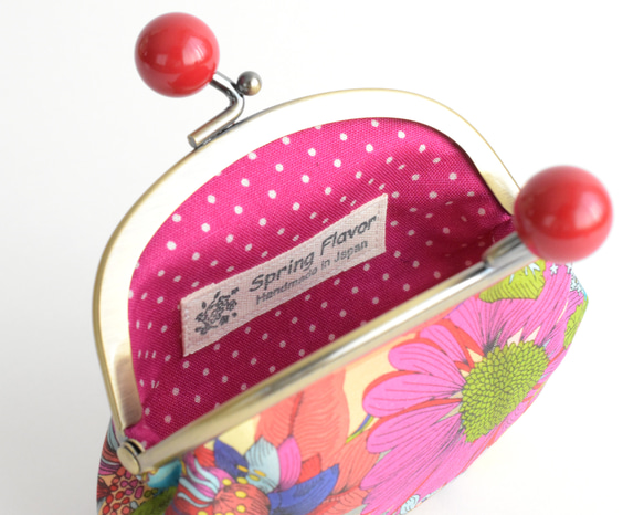 Candy frame purse(MS) - Liberty "Angelica Garla" Madras[051] 第5張的照片