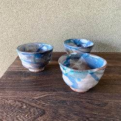 パート・ド・ヴェール おちょこ 藤色 ガラス作家 佐伯泰典作 おちょこ