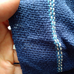 １年中使える万能ロングストール　シルク　手織り　透かし入り 7枚目の画像