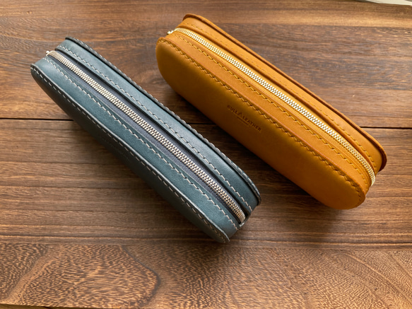 A Lesca Leather Case Handmade フランス手作り 超激レア Lesca Leather Case Handmade フランス手作り