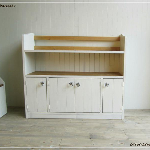 サイズ、デザインオーダー可！4扉ローキャビネット○ナチュラル