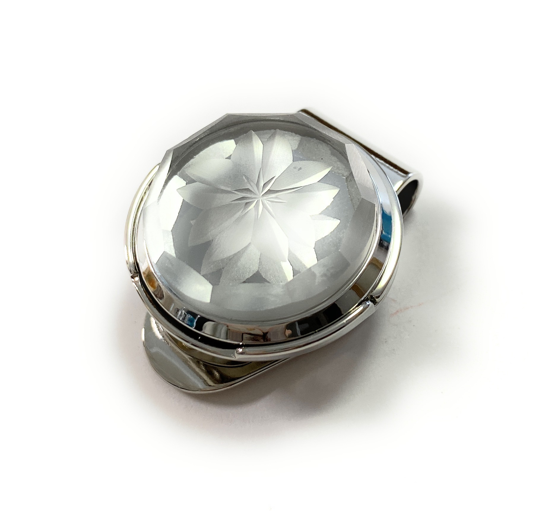 東京切子ゴルフマーカー  桜　Relfection/ニッケル