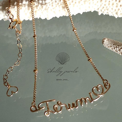 オーダーメイド ネームネックレス 名前入りネックレス 名前入り 名入れ