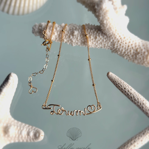 オーダーメイド ネームネックレス 名前入りネックレス 名前入り 名入れ