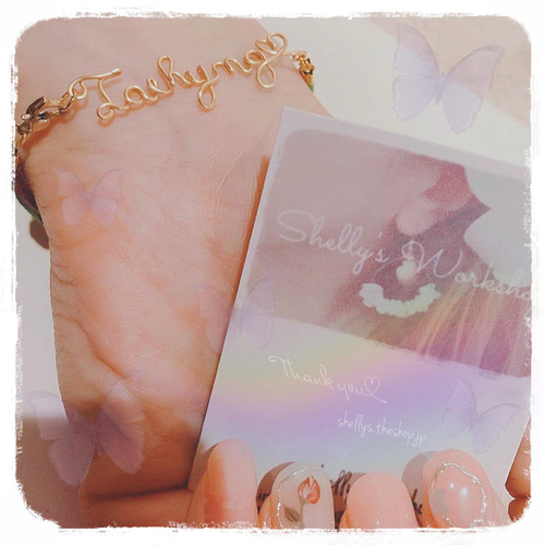 オーダーブレスレット ネームブレスレット ネーム 推し活 推しカラー