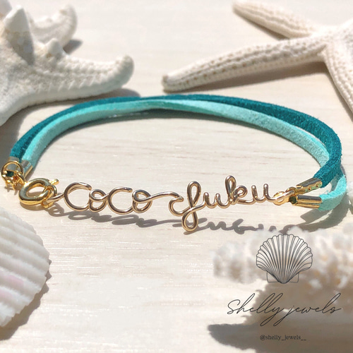 オーダーブレスレット ネームブレスレット ネーム 推し活 推しカラー